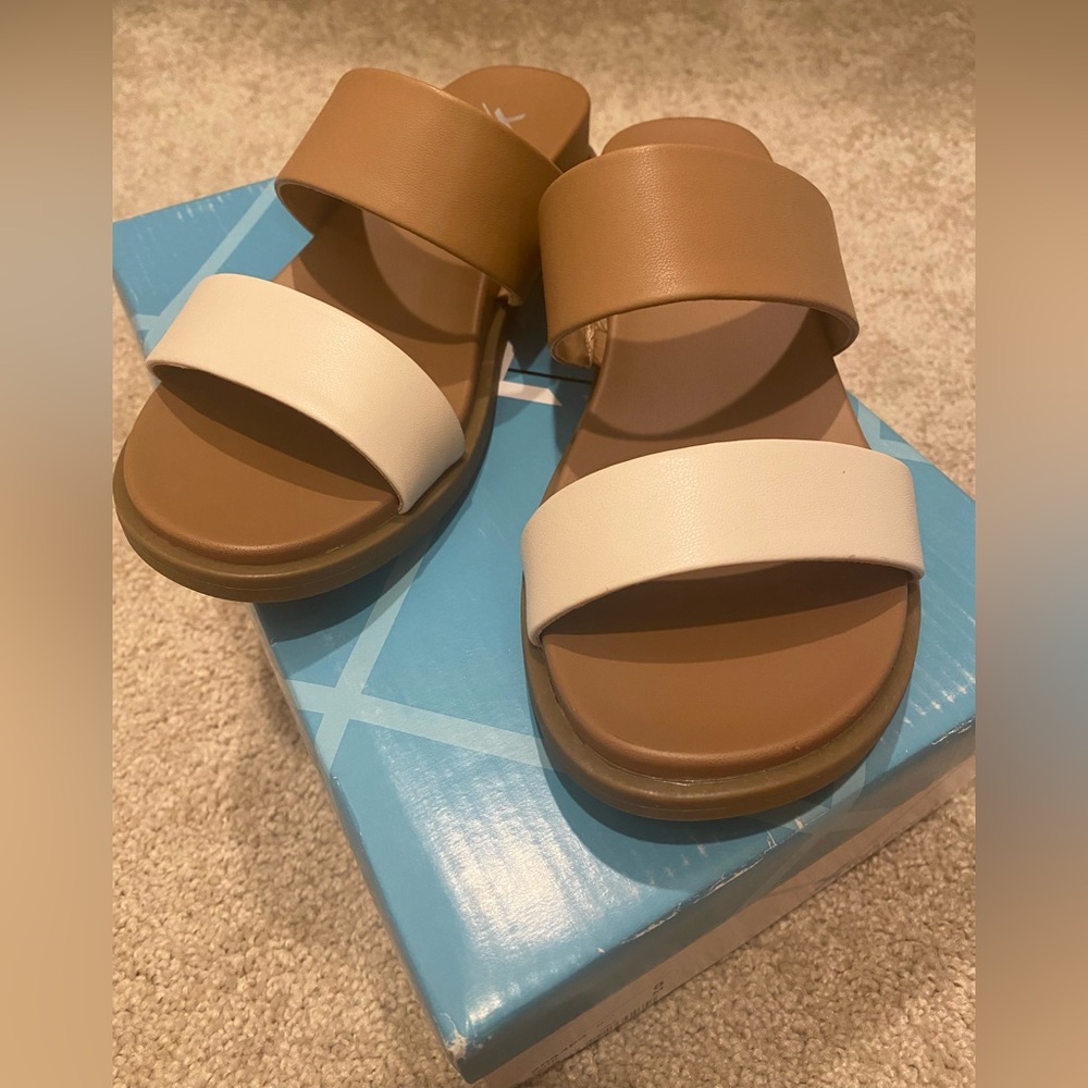 Xappeal Tan and Cream Sandals Edith 6
